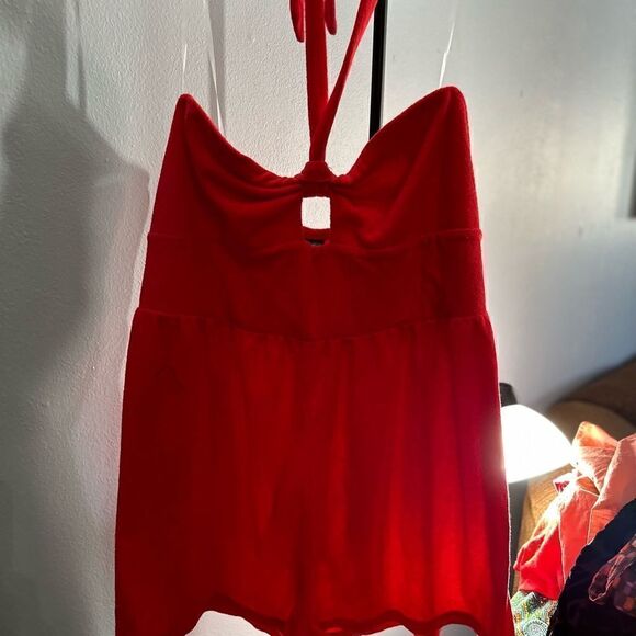 Wild Fable Red Terry Cloth Jumpsuit NWT Size XXL - Picture 10 of 12